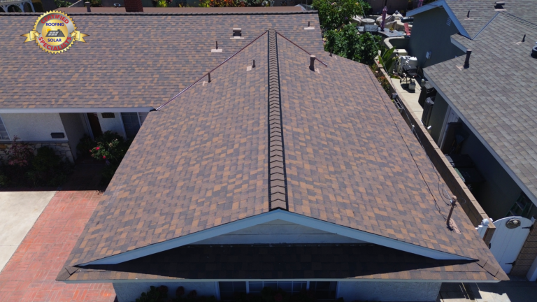 roof installation orange county ca residential homes aerial drone roofing company