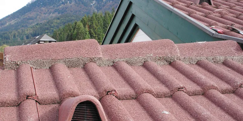Cement mortar roof repair services in Orange County CA by Certified Roofing Specialists for tile roof maintenance